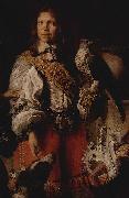 Daniel Schultz, Detail of the Crimean falconer depicting the falconer of king John II Casimir in French costume.